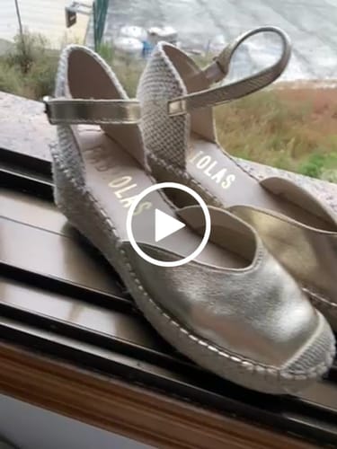 Reseña con vídeo de un cliente sobre Alpargata Mar Oro