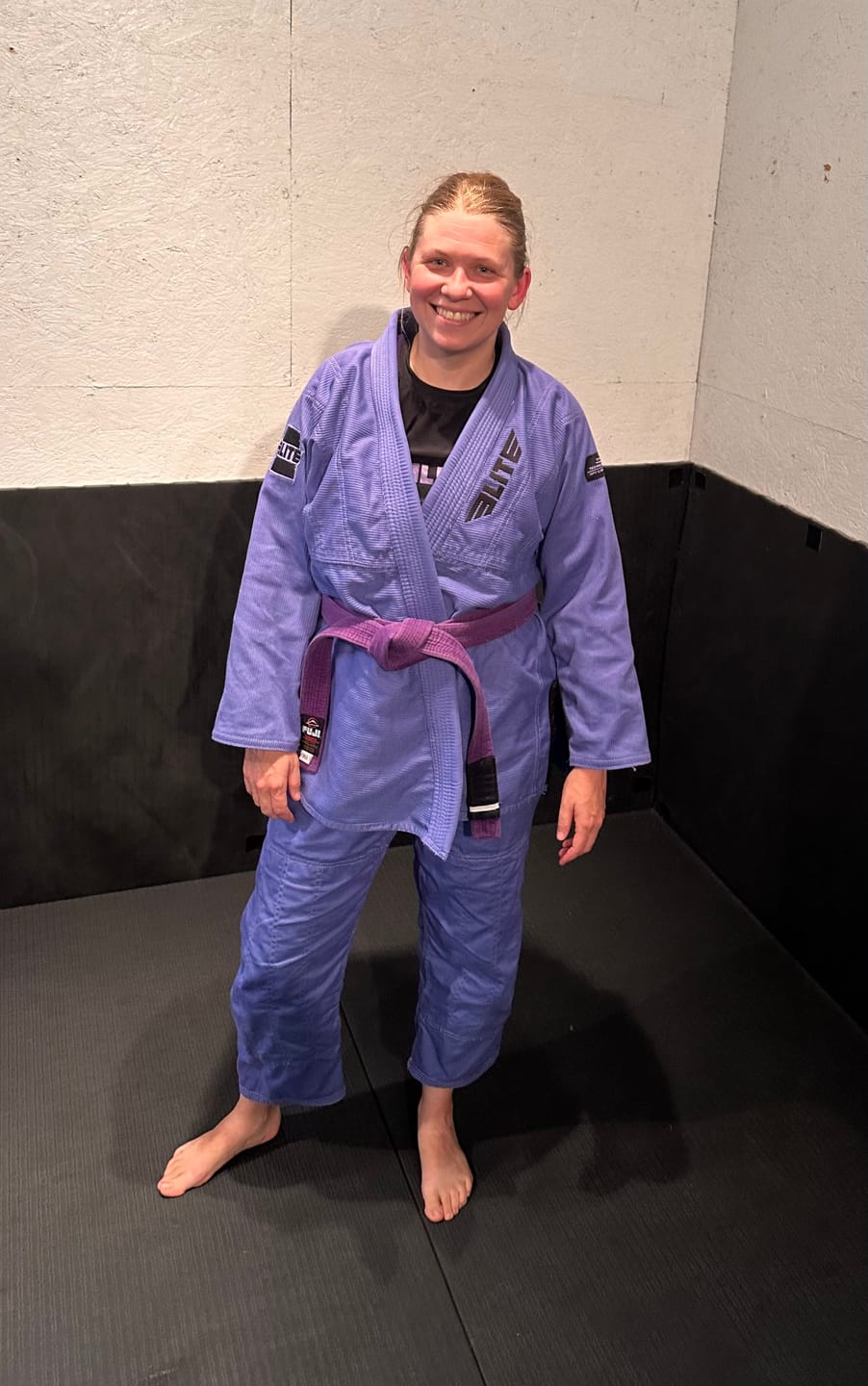 Customer photo review of Core Purple Brazilian Jiu Jitsu Womens BJJ Gi