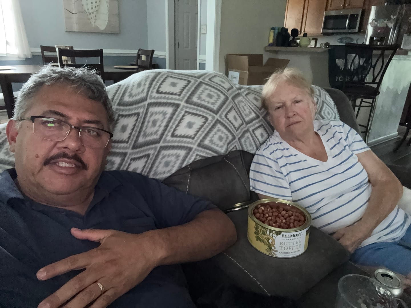 Customer photo review of Coconut Glazed Candied Cashews