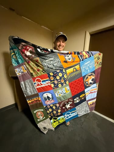 undefined review of Premium T Shirt Quilt image 1 out of 3