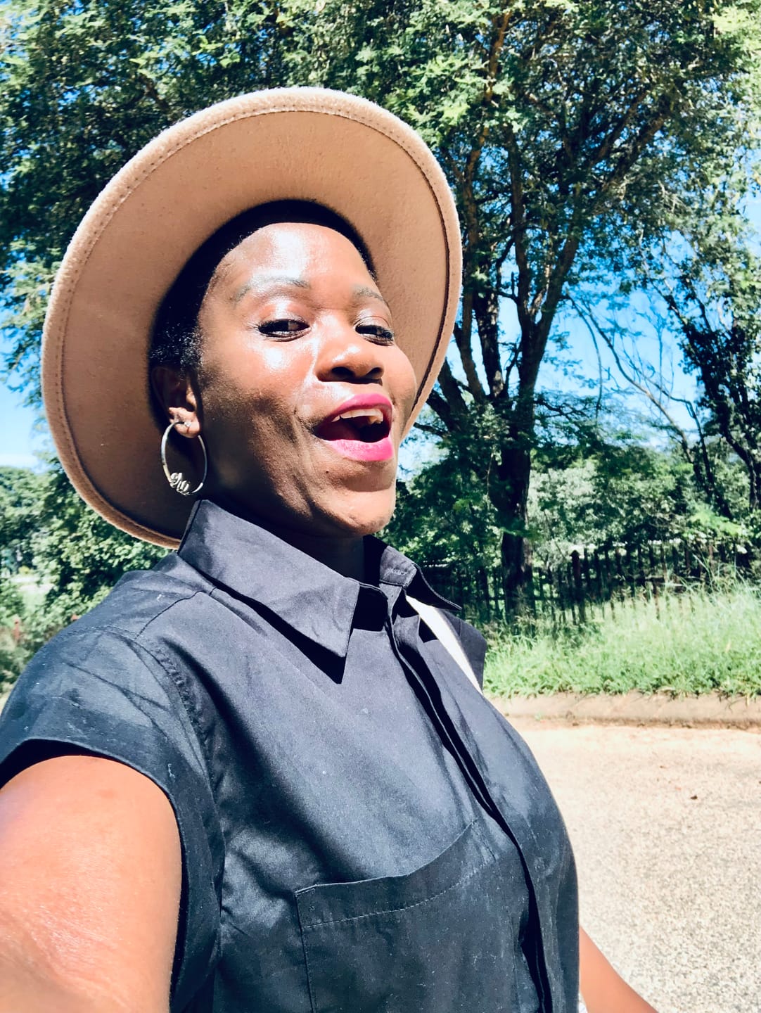 Customer photo review of Silver Thando Studs