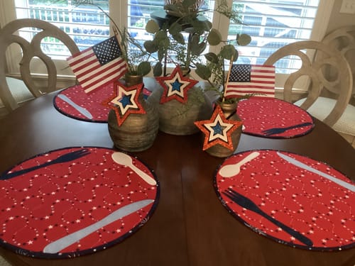 Customer photo review of Bosal Placemat Craft Pack - 4pk