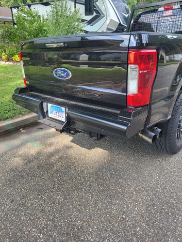 Customer photo review of Steelcraft HD Rear Bumper Replacements | HD21380