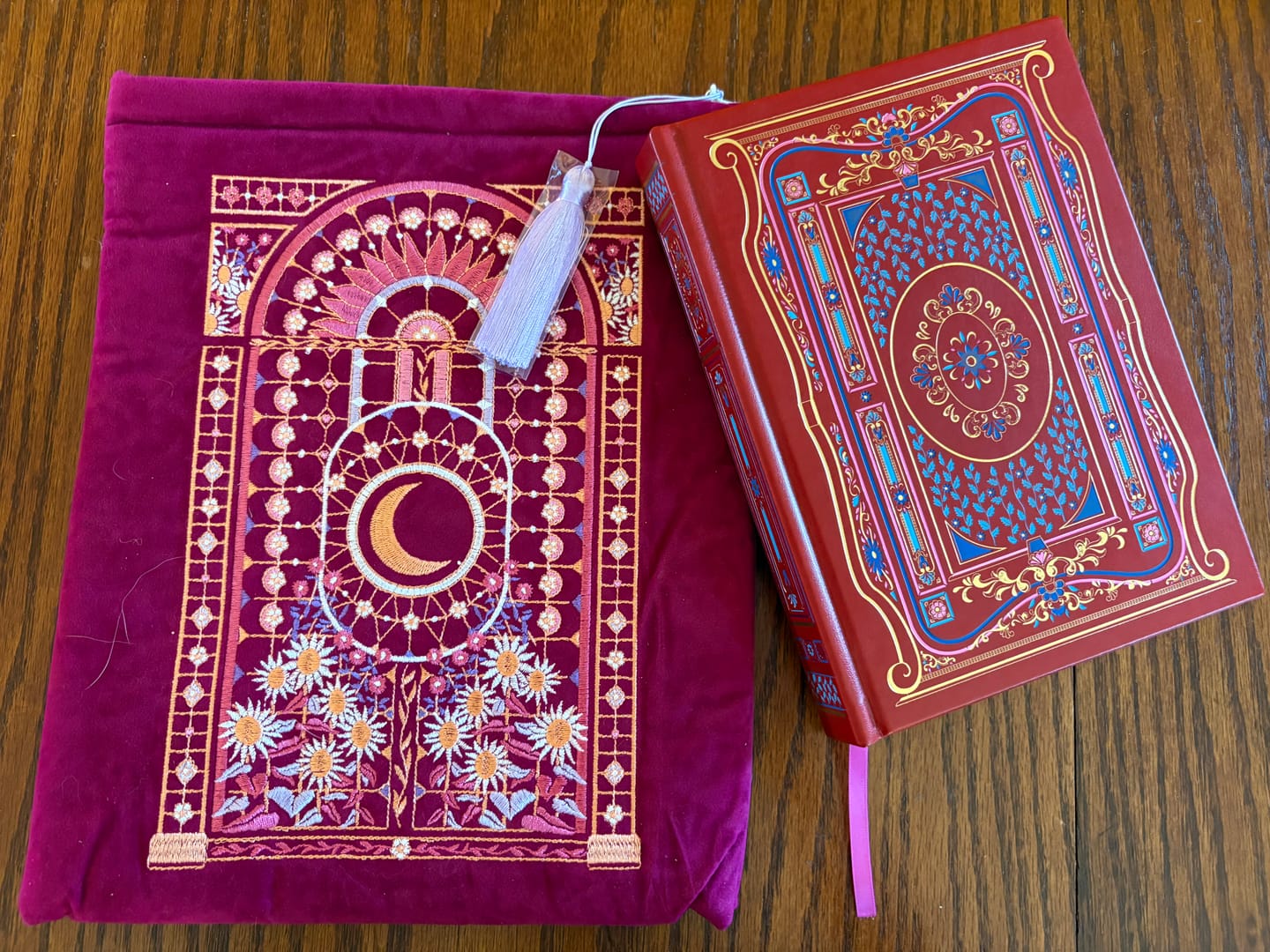 Customer photo review of Literati Journal - Crimson Red