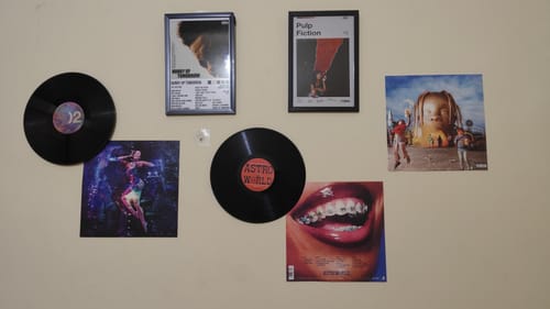 Customer photo review of VINYL RECORDS - TRAVIS SCOTT