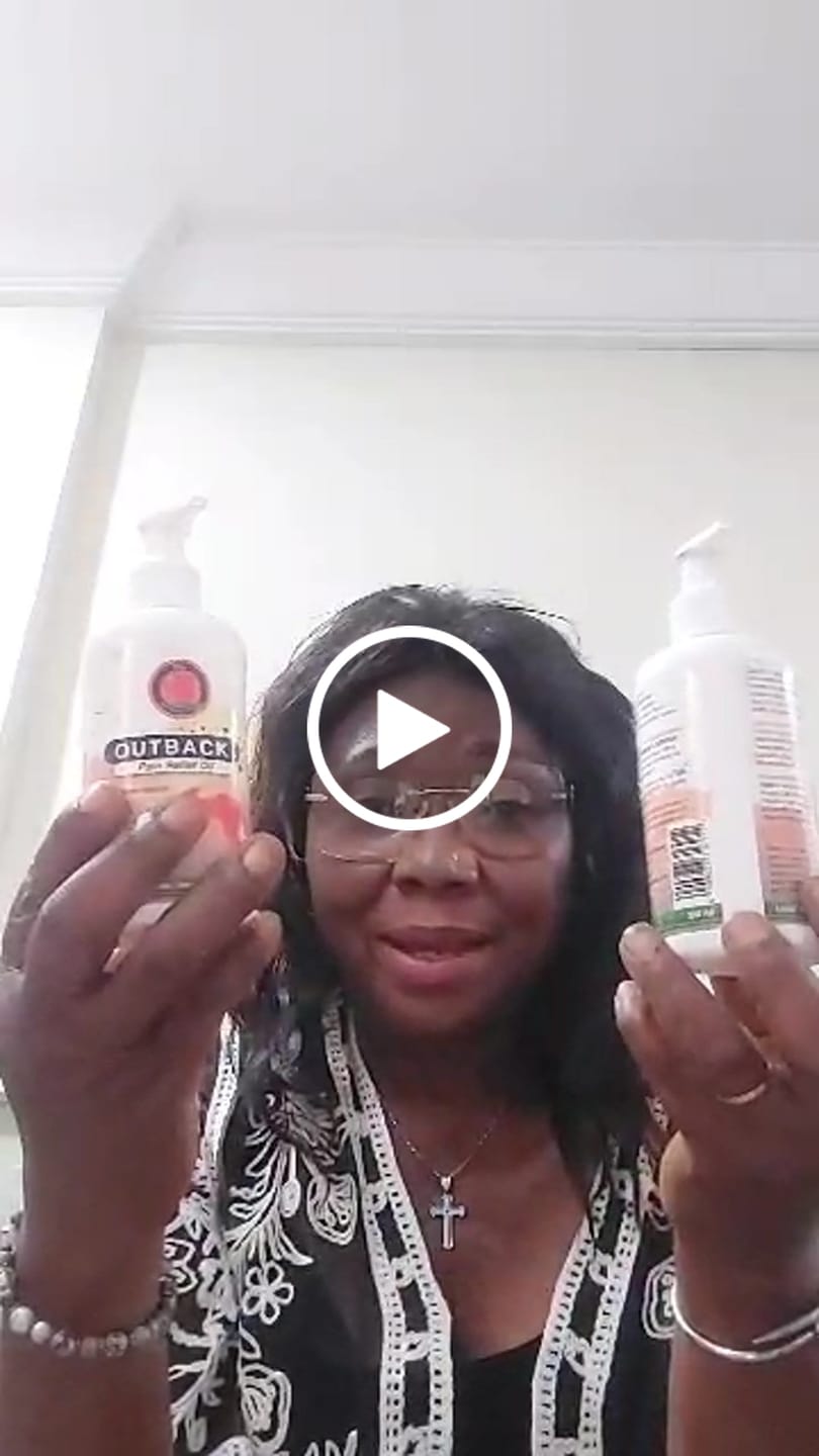 Customer video review of Outback Pain Relief Oil 250ml Pump Bottle