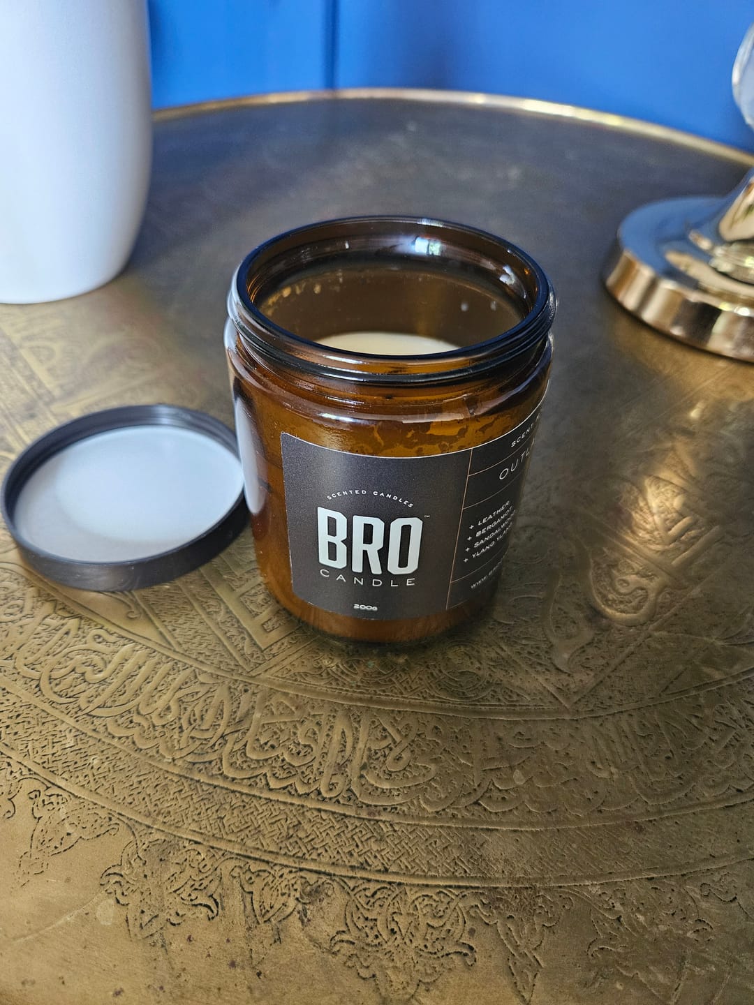 Customer photo review of The Outlaw Candle