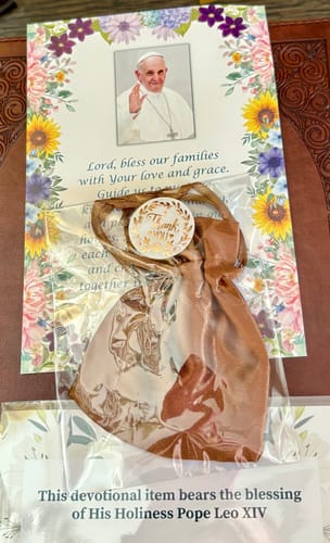 Customer photo review of Sacred Relic Medal of Lourdes: Touched by Healing Spring Water