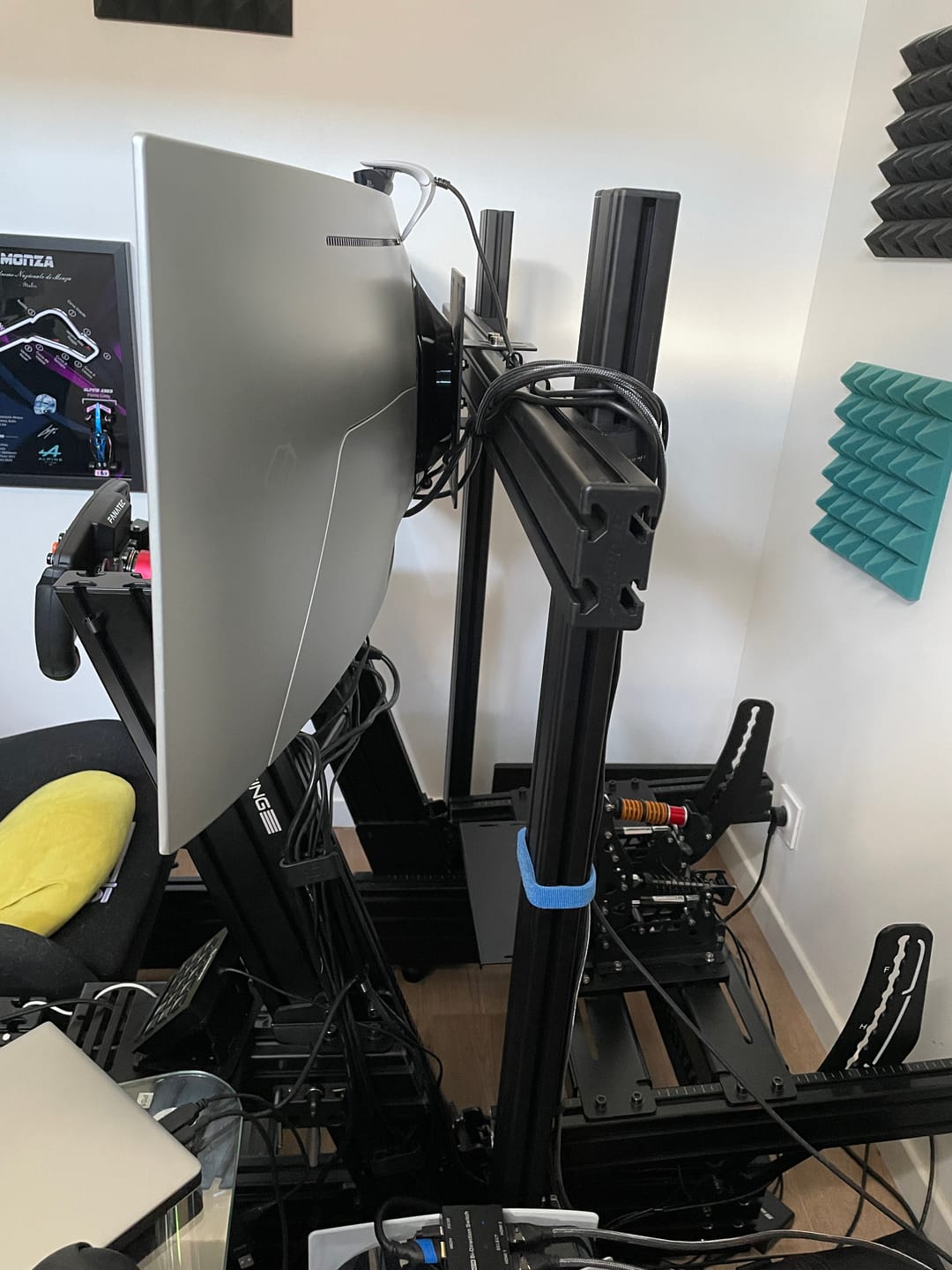 Customer photo review of Simulator Monitor Stand