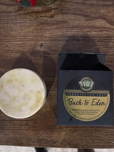 Customer photo review of BACK TO EDEN - Sea Moss Body Soap