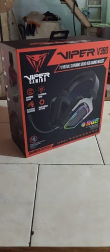 Customer photo review of Audífonos Gaming Patriot VIPER V380 USB con Sonido 7.1 y RGB
