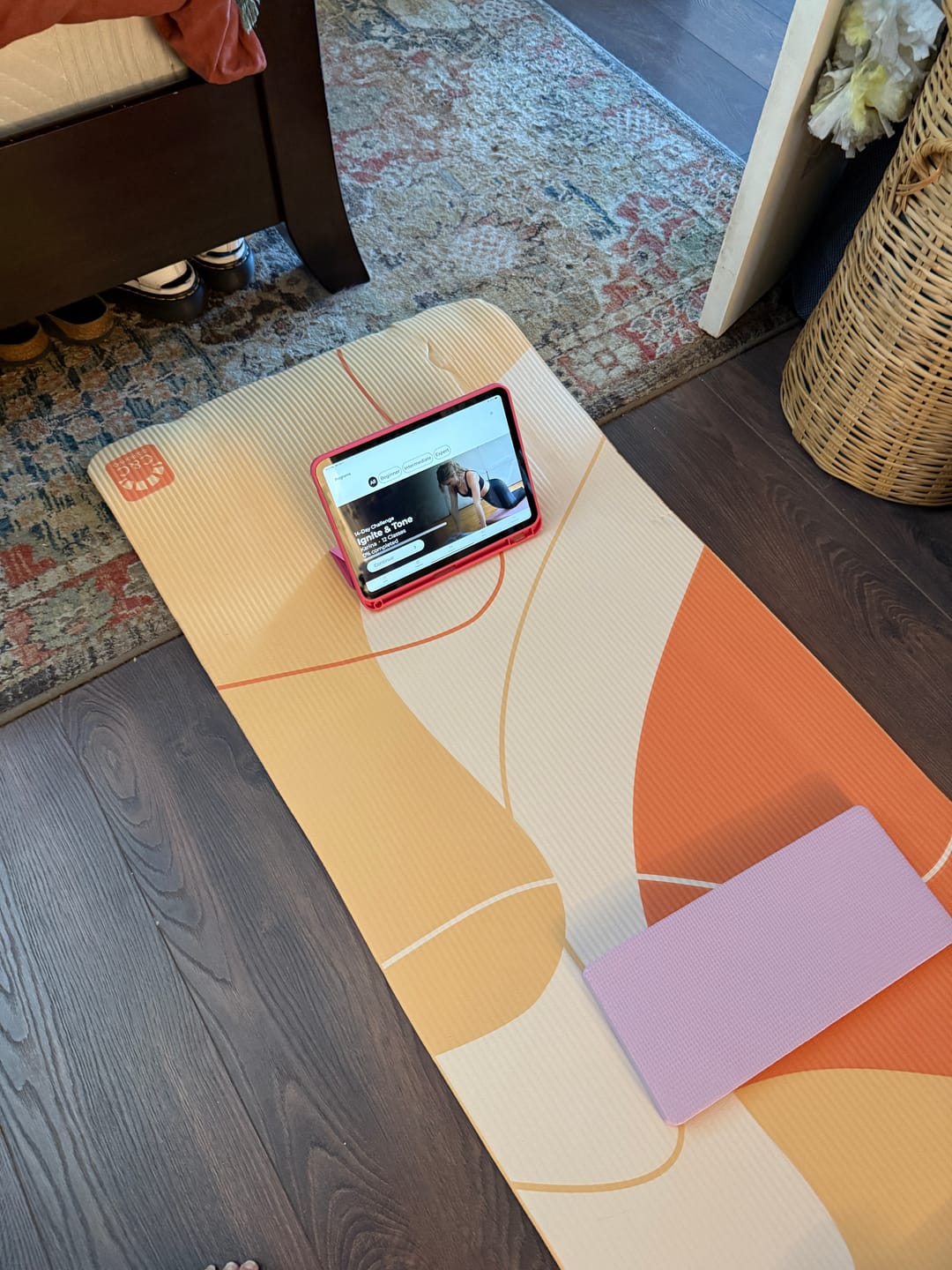 Customer photo review of Flo Portable Pilates Reformer