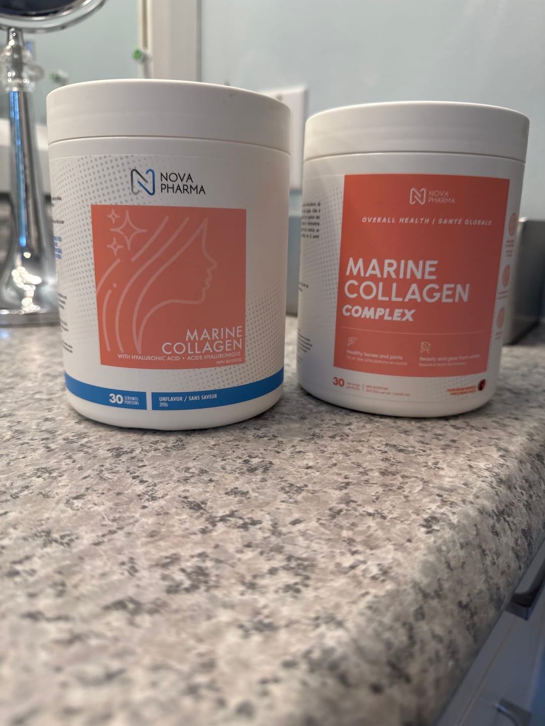 Customer photo review of Marine Collagen Complex With Hyaluronic Acid, Vitamin C and Biotin - 30 servings