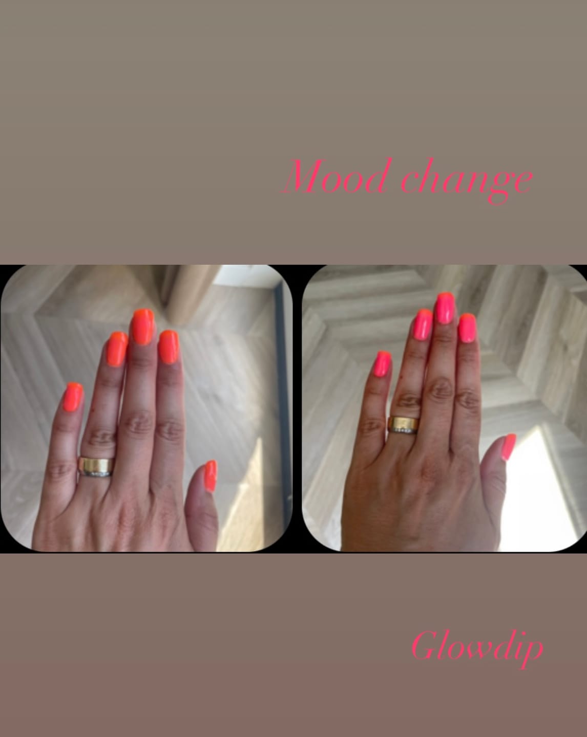 Customer photo review of Limited Edition 1 - Mood Change Dipping Powder
