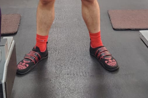 Customer photo review of Notorious Lift - Sumo Sole Gen 4, Bushido Red