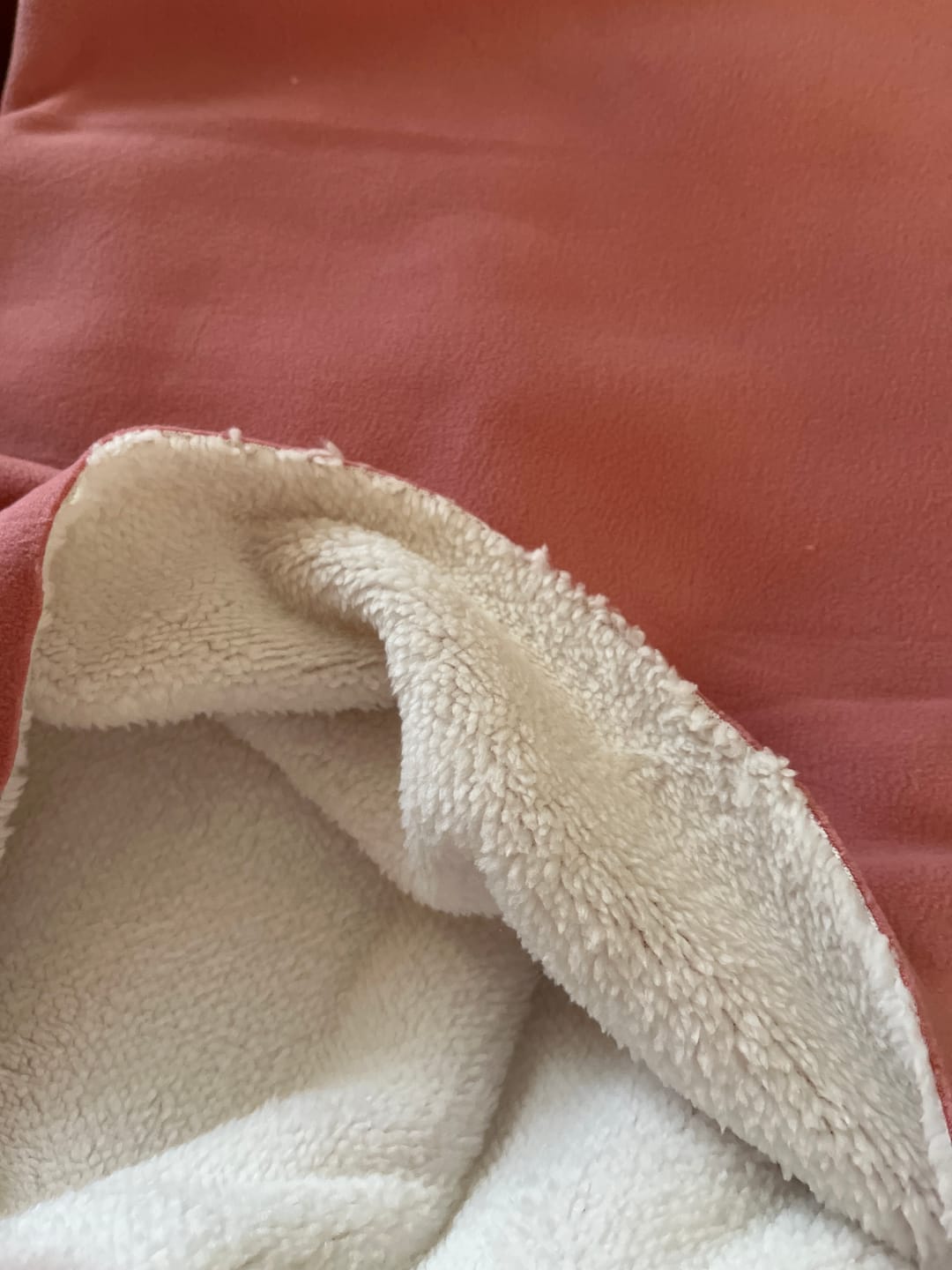 Customer photo review of Bonded Fleece Blush