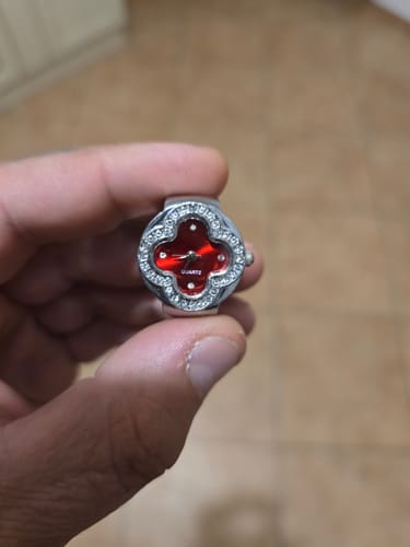 Customer photo review of CLEEF RING | SILVER RED
