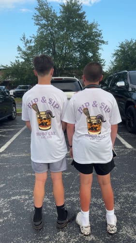 Customer photo review of Rip & Sip Tee