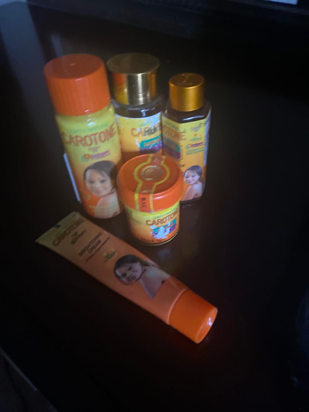 Customer photo review of Carotone Trio Black Spot Corrector Kit 4.4 oz