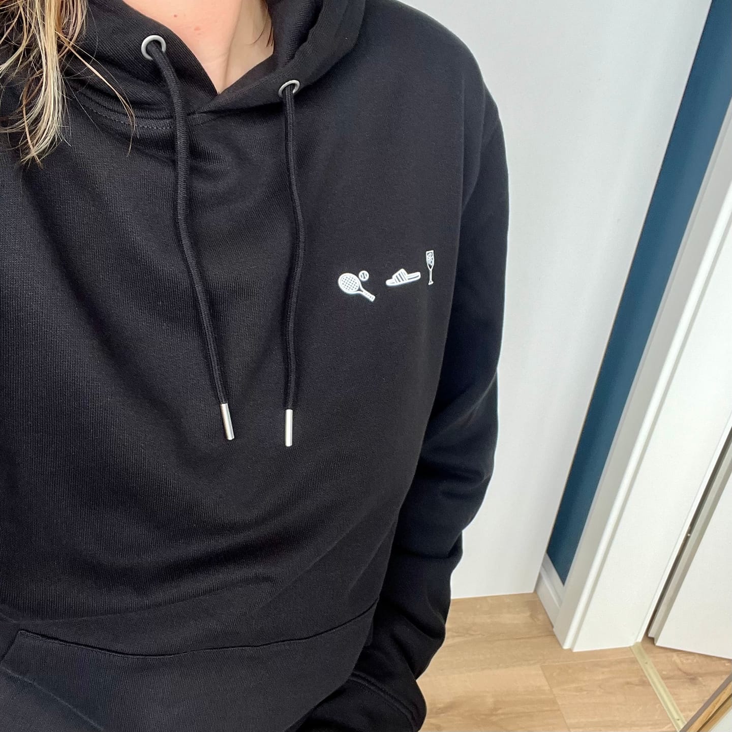 Customer photo review of Personalierter Premium Hoodie aus Bio-Baumwolle (Unisex) | 3 Motive