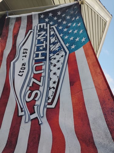 Customer photo review of HOLY GRAIL FLAG