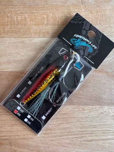 Customer photo review of Fisherman's Life® Jiggy Jigs 20g, 30g, 40g 50g (Four Color Variations)