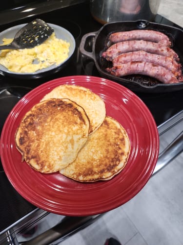 Customer photo review of Cousin T's Buttermilk Gourmet Pancake Mix