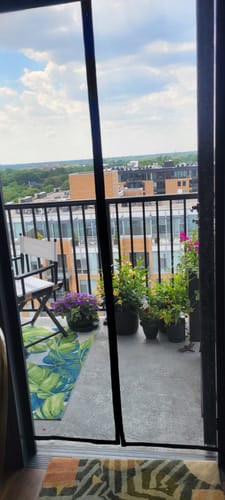 Customer photo review of Best Magnetic Screen Door（Regular Size）
