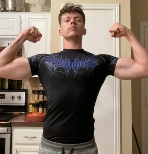 Customer photo review of Void Tech™ Cyber Skeleton Compression [DUSK]
