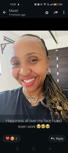 Customer photo review of Era Luxe Gold Choker