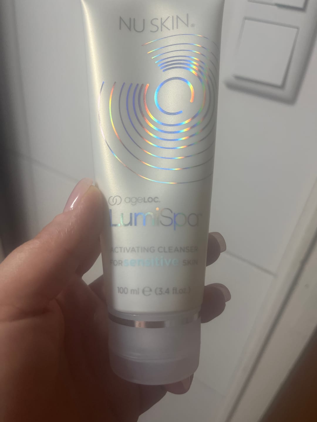 Customer photo review of ageLOC LumiSpa Activating Cleanser