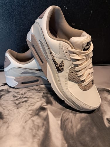 Customer photo review of Nike Air Max 90 Light Pink Snakeskin