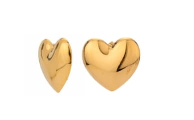 Reseña con foto de un cliente sobre Aretes Freya