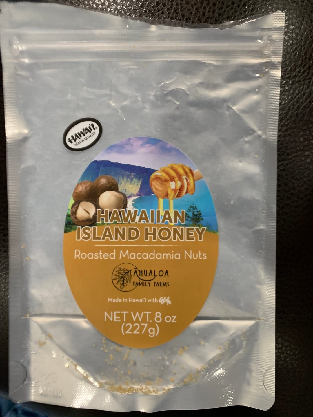 Customer photo review of Hawaiian Island Honey Macadamia Nuts