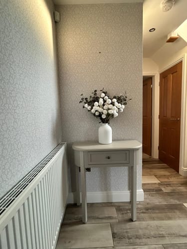 Customer photo review of Faux Arrangement - White & Green