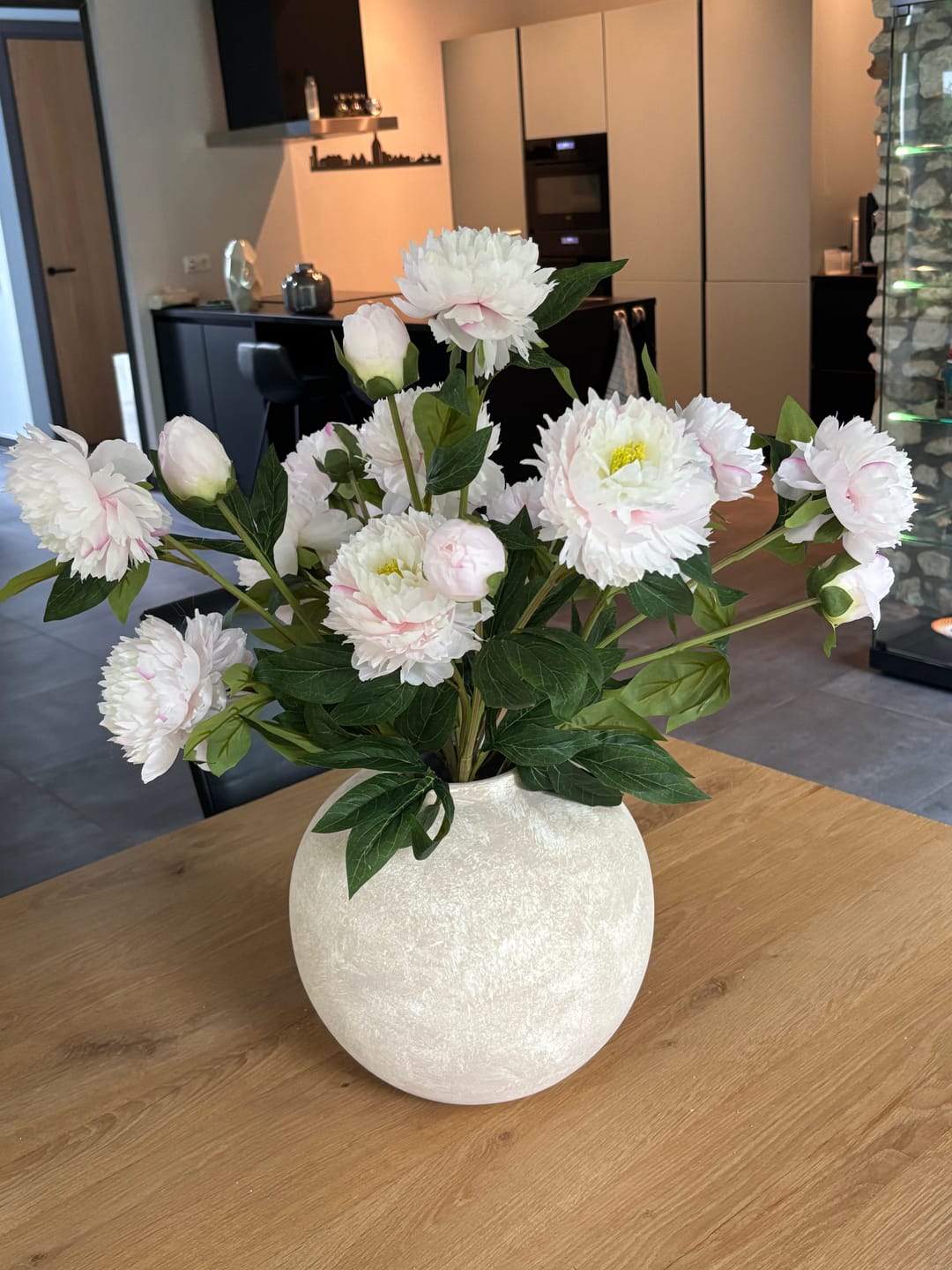 Customer photo review of Zijden Pioenrozen - Lichtroze