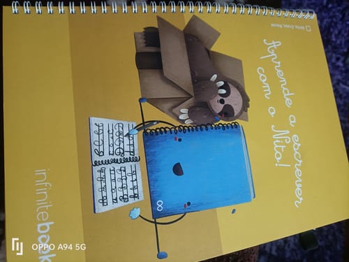 Customer photo review of Infinitebook Calligraphy A4