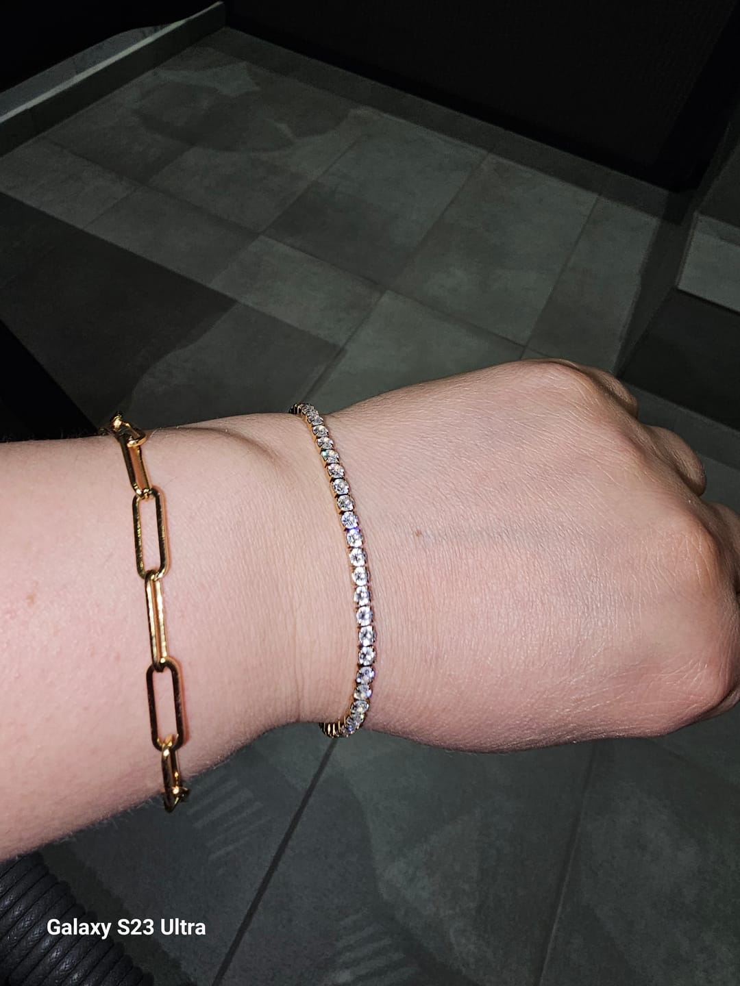 Customer photo review of Ava Silver Bracelet