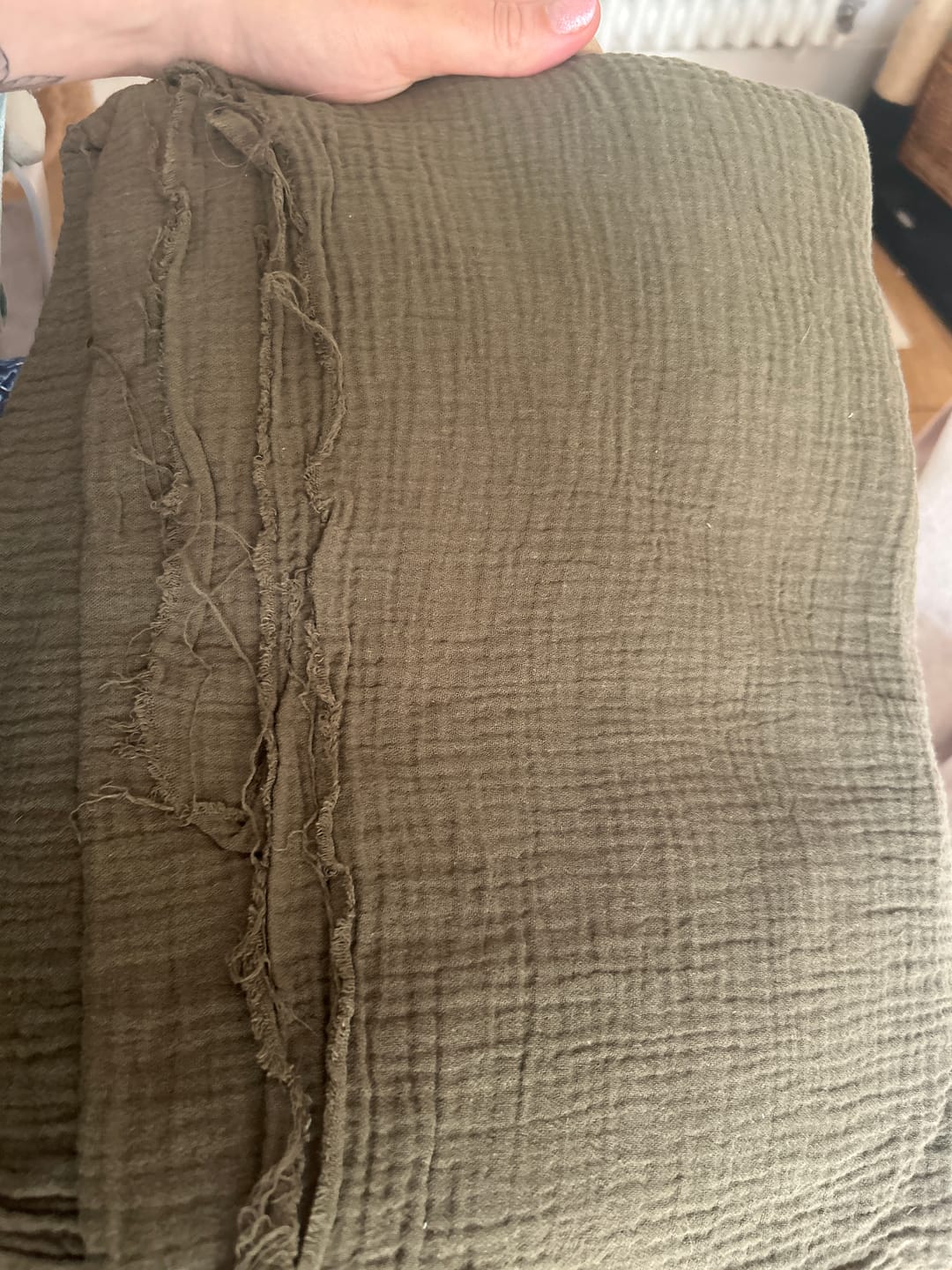 Customer photo review of Plain Double Gauze Fabric