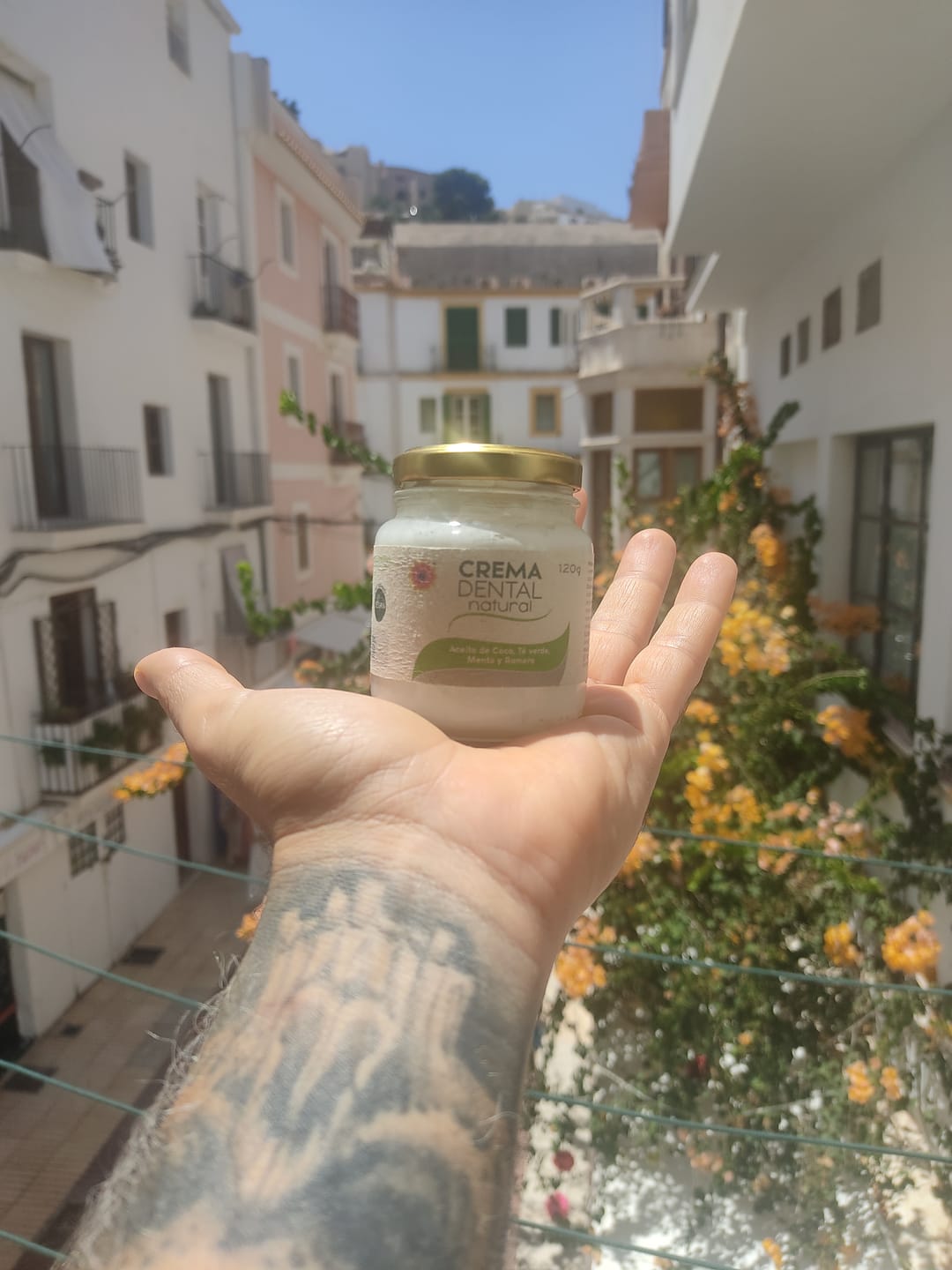 Customer photo review of Crema dental sin flúor Gaia
