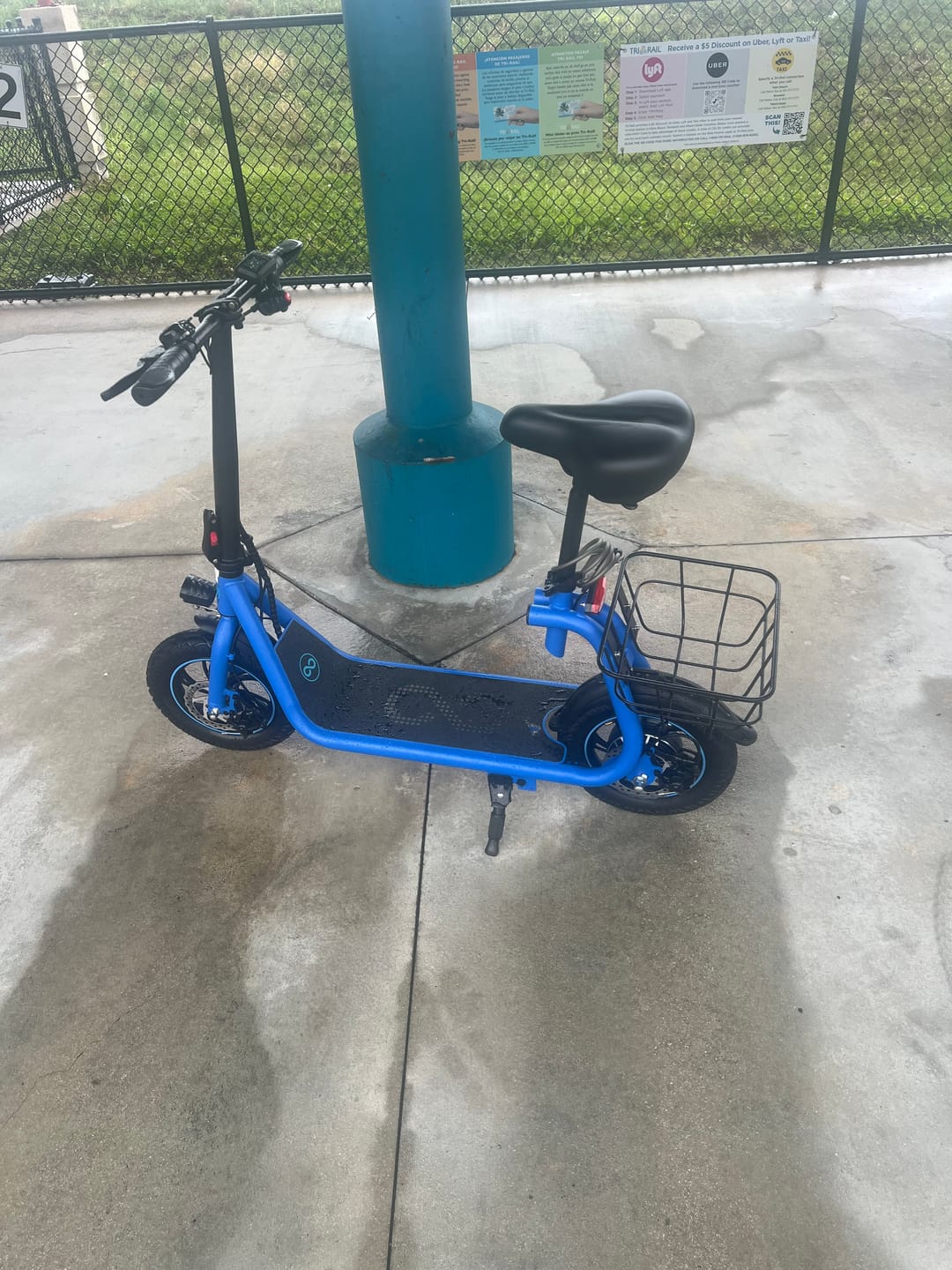 Customer photo review of Gyroor C1 Electric Scooter 450W With Seat & Carry Basket