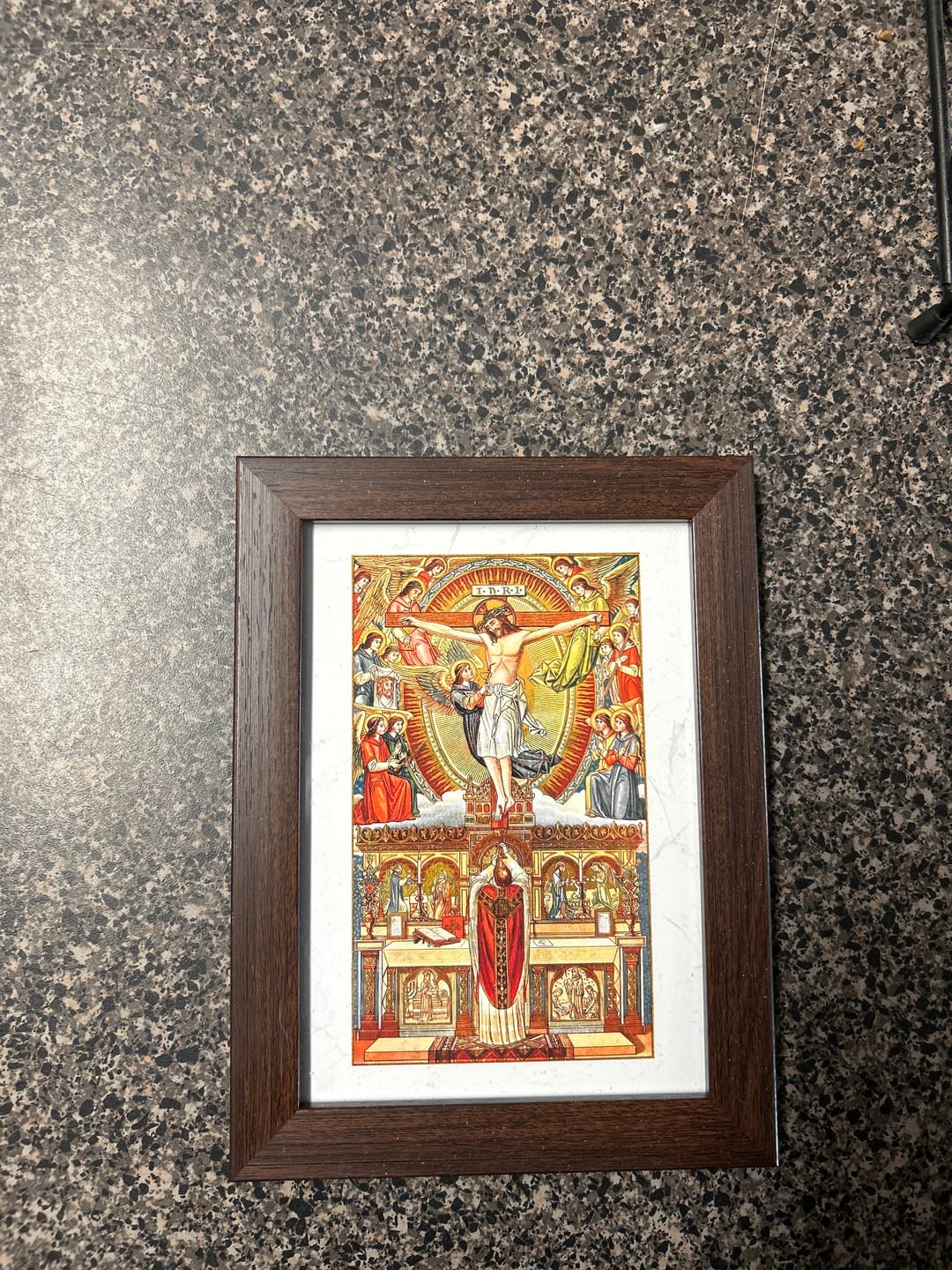 Customer photo review of The Holy Mass –4 Sizes – based on a Vintage Holy Card – Catholic Art Print – Archival Quality