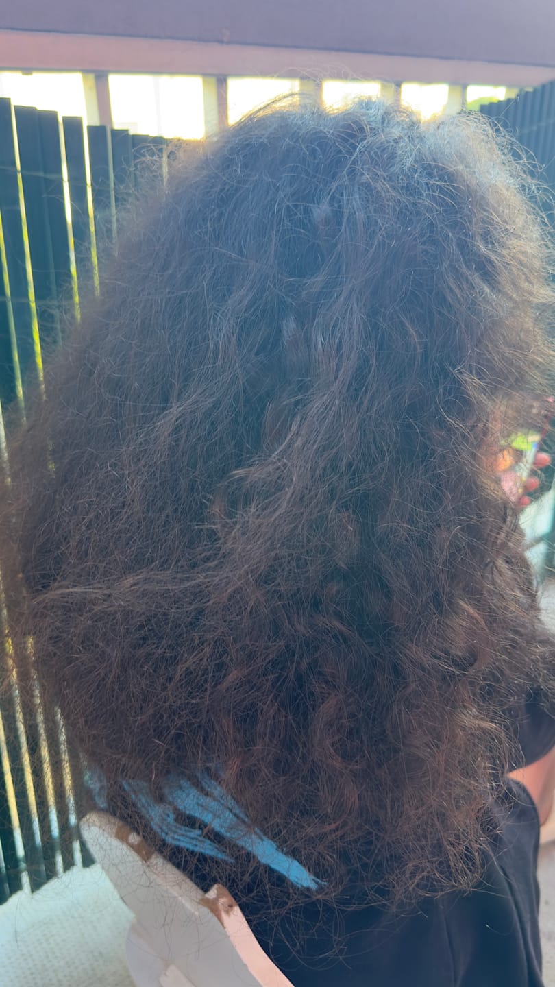 Customer photo review of Lissage Indien Deby Hair Lisa Indian (sans formol)