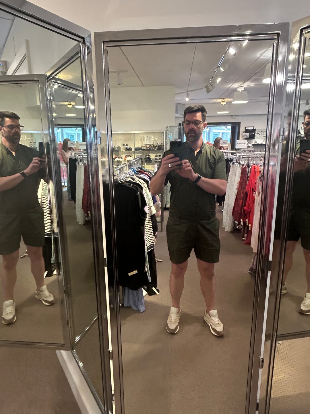 Customer photo review of Olive Men's Romper