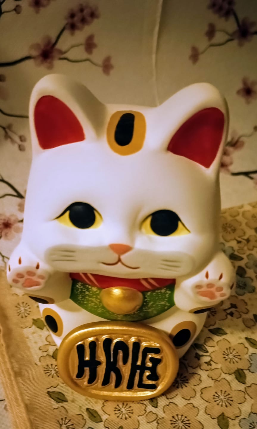 Customer photo review of Maneki Neko - Kawaii White