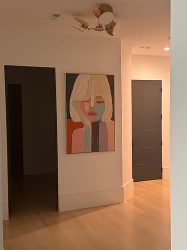 Customer review photo for Plaster Art Texture Painting #SG256