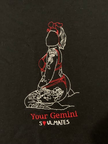 Customer photo review of Spicy Custom Embroidered Photo Hoodie