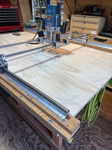 Customer photo review of Hardware Kit For Router Sled