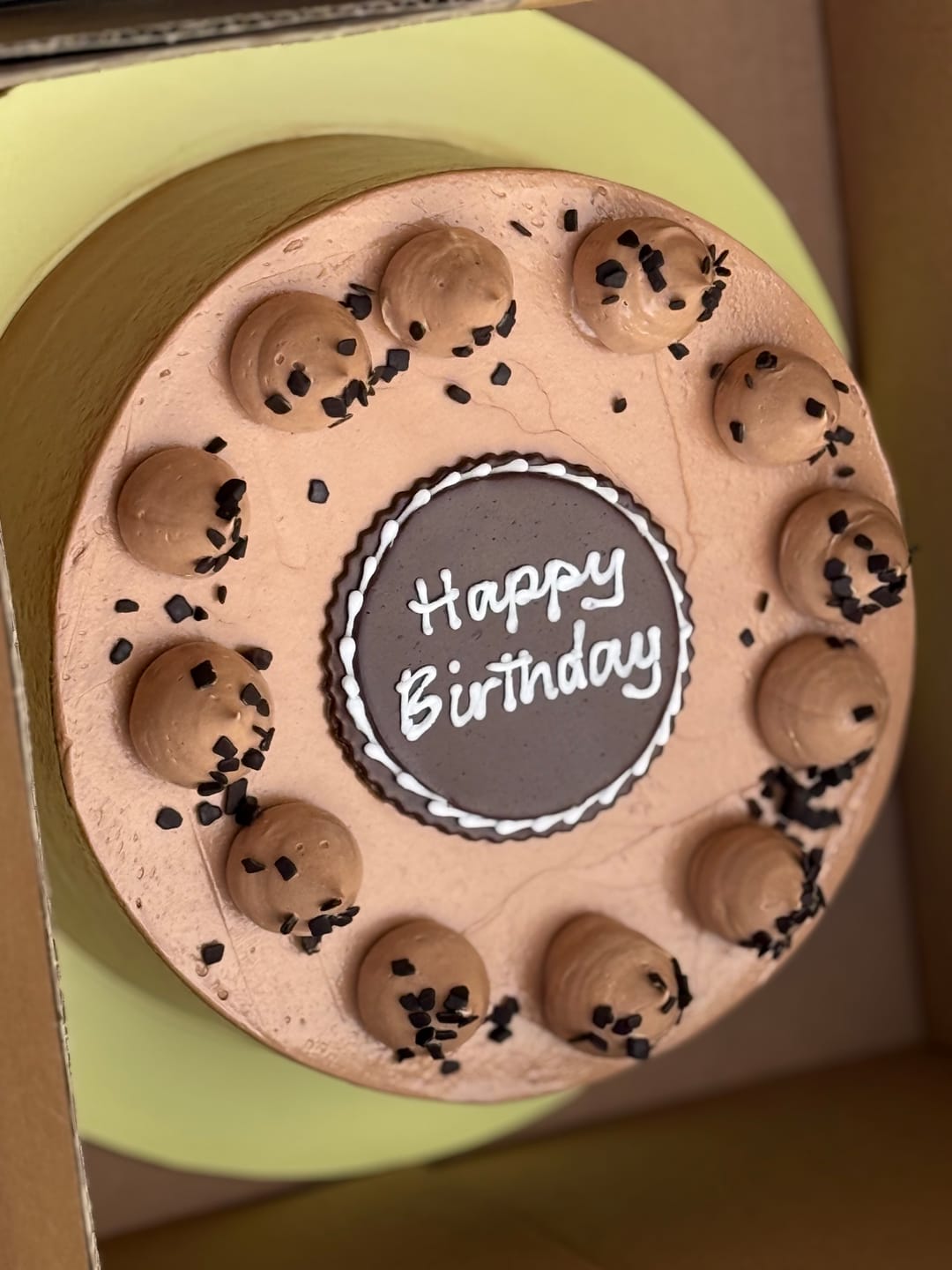 Customer photo review of Classic Chocolate Cake