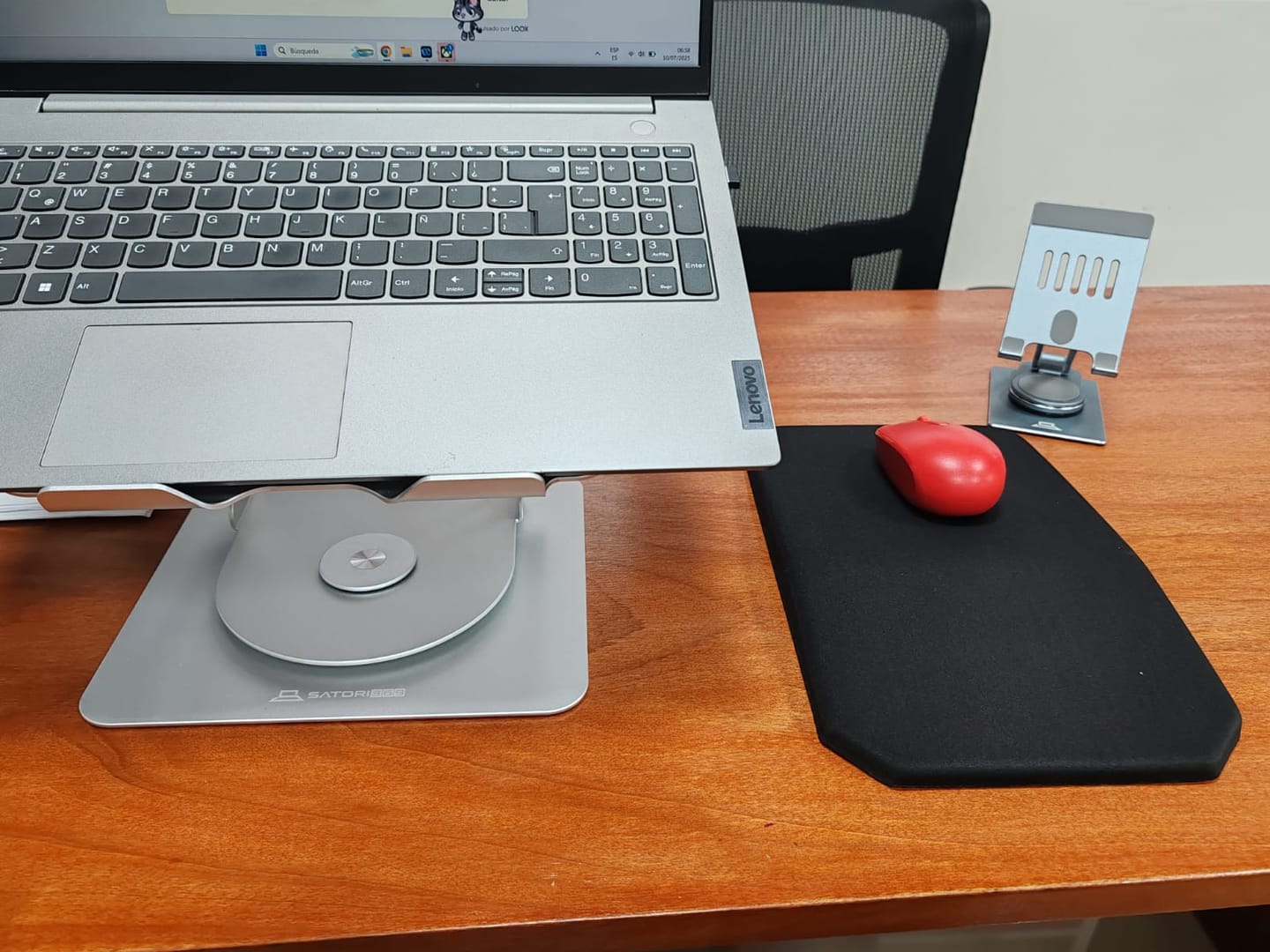 Customer photo review of Mousepad Ergonómico con Reposamuñecas de Memory Foam